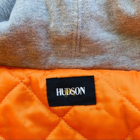 HUDSON Oversized Bomber/Flight Jacket EUC sz XL - Picture 11 of 14